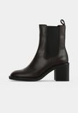 HUGO Bottines 'Nalie' marron foncé / noir