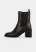 HUGO Bottines 'Nalie' marron foncé / noir