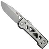 WE Knife WE24001-2 Tyro Stonewashed CPM 20CV Gray Titanium Snecx Tan Design Folding Knife