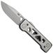 WE Knife WE24001-2 Tyro Stonewashed CPM 20CV Gray Titanium Snecx Tan Design Folding Knife