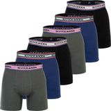 Scotch & Soda Boxershorts Solid Cotton Stretch Set van 6