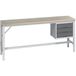BOTT Werkbank met onderframe achteraan - Multiplex kast 3 lade - 2 m