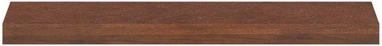 vidaXL - Raamprofielen - 2 stuks - Donkerbruin - 80 x 15 x 2 cm - Massief Eikenhout
