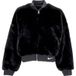 Fur W Sportswear Bomber réversible en fausse fourrure Noir/Lait De Coco