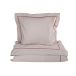 Sagaform Parure de lit Carl 150x210 cm Beige-bordeaux