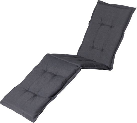 Madison Ligbedkussen Panama Grijs - 200 x 60 cm - Antraciet