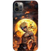 Maniacase iPhone 13 Pro Max Dark Naruto maan 3D hoesje