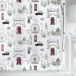 Spirella Douchegordijn TEXTILE -London- zilver 120x200 cm 100% polyester