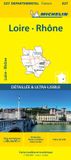 Loire, Michelin 327 Wegenkaart Loire,Rhone