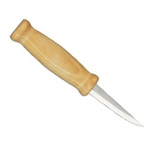 Morakniv Gereedschap snijmes geolied berkenhouten handvat 3-laags Totale lengte: 20,3 cm mes, grijs, M