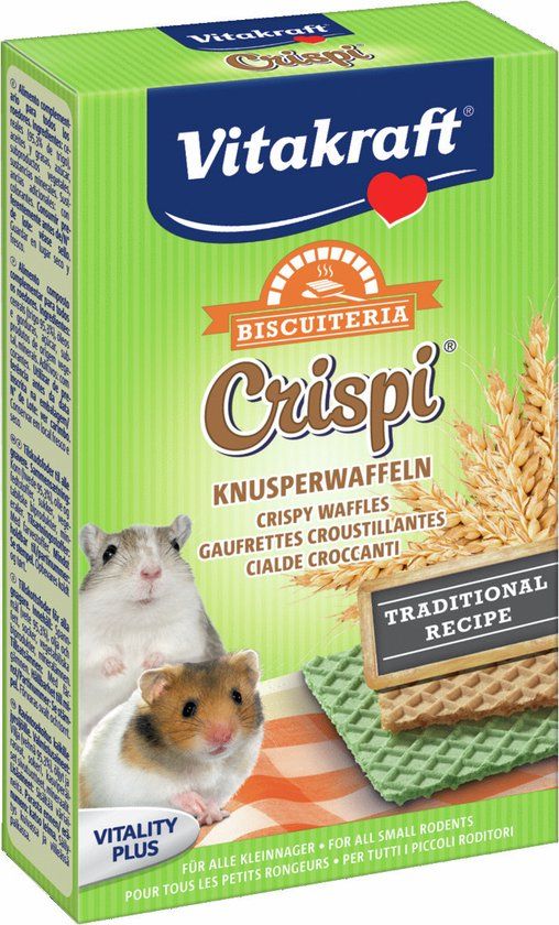 Vitakraft Hamsterwafels Crispi's - 3 à 15 gr - Hamstersnack