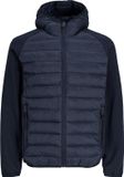 JACK&JONES JJNORTH HYBRID JACKET Heren Buitenjas M Navy Blazer