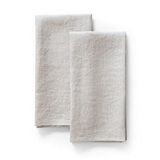 LK PureLife Set van 2 theedoeken, 100% puur linnen, 50,8 x 68,6 cm, steengewassen linnen, zeer zacht, sneldrogend, theedoeken en handdoeken, naturel