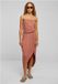 Urban Classics Robe longue bandeau Viscose 3XL Orange