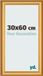 yd. Fotolijst 30x60 cm Goud Mat MDF Lazio
