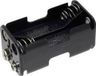 Tru Components BH-343-2B Porte-piles 4 AA (penlite) connexion par bouton-poussoir