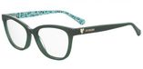 Love Moschino MOL639 6HO Lunettes Rectangulaire Acétate Vert