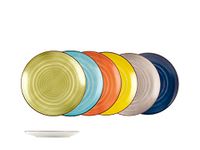 H&H Caribe Fruitbord van steenwerk, 20 cm, verschillende kleuren, gekleurd board