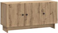 vidaXL TV-kast 99 x 34,5 x 50 cm Artisanaal eiken Bewerkt hout