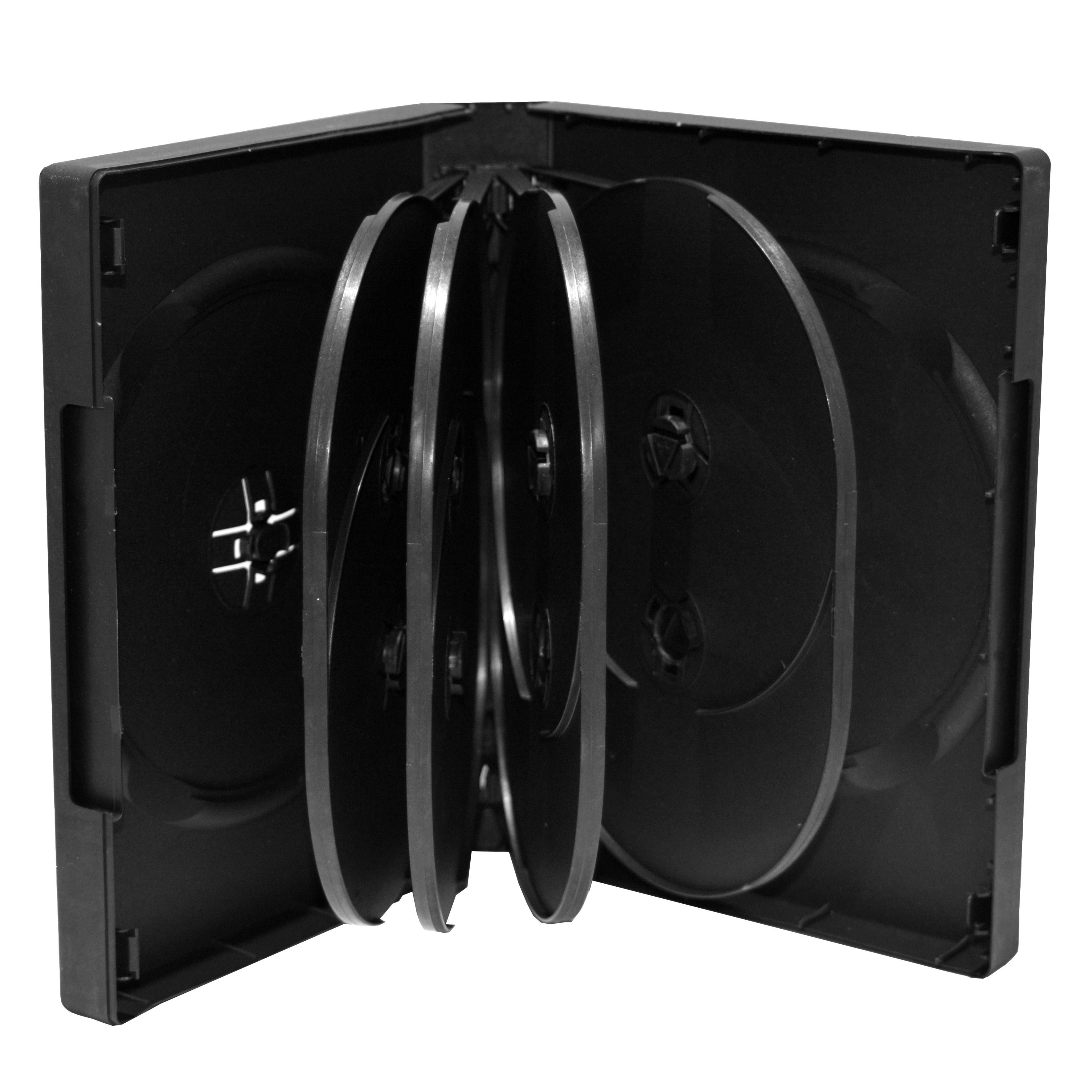 MediaRange BOX35-10 CD-doosjes - zwart - kunststof