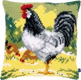Vervaco - Kruissteekkussen kit - Witte haan - PN-0150662