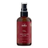 Earthly MKS eco-olie, origineel - 8 fl oz - Haarstylingelixir - Marokkaanse arganolie, hennepzaadolie - Hydrateert en voedt haar, controleert kroezen, verhoogt de zachtheid - Veganistisch en dierproefvrij