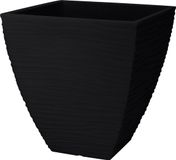 Pro Garden Plantenpot/bloempot Dunes - Antraciet - D40 x H42 cm