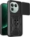 Techsuit Hoesje geschikt voor Realme GT 8 Pro - Camshield Back Cover - Zwart