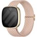 Fitbit Sense bracelet tissé réglable (Rose)