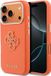 Guess PU Resin Logo Backcover - Oranje