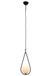 Opviq Moderne industriële kroonluchter, zwart & wit, 120 cm hoogte, 20 cm diameter, metalen behuizing, glazen cap, G9-fitting max. 40 W, stijlvol Scandinavisch design