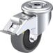 Blickle LER-TPA 80KF-FI-ELS Zwenkwiel met rem Wieldiameter: 80 mm Draagvermogen (max.): 65 kg 1 stuk(s)