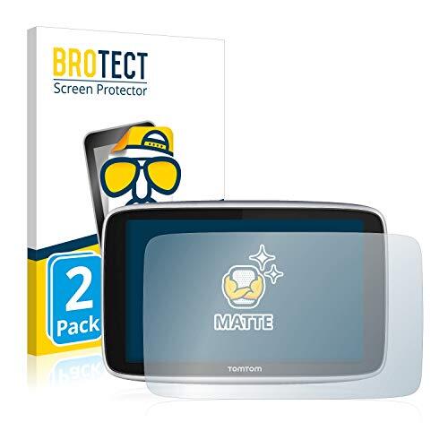 brotect 2x Antireflecterende Beschermfolie compatibel met TomTom GO Premium X/TomTom GO Premium (6") Anti-Glare Screen Protector, Mat