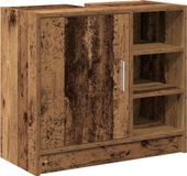 vidaXL Badkamerkast Oud Hout 63 x 29 x 55 cm Bewerkt hout
