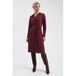 Lady Day travelstof blousejurk - donkerrood