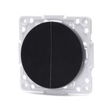 Dubbele adapter, wit, zonder TTL, 10 A, 250 V