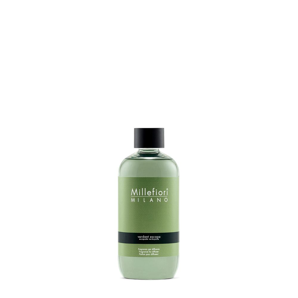 Millefiori Verdant Escape - Navulling voor Geurstokjes - 250 ml
