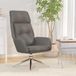 VidaXL Fauteuil cuir véritable gris