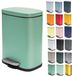 Poubelle 5 litres - acier inoxydable - vert mat