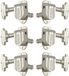 Grover 150C Imperial Machine Heads, 3 + 3, Chrome gitaar stemmechanieken
