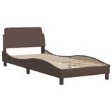 VidaXL Bedframe "Dover" Kunstleer Bruin 90x200 cm