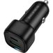 Borofone BZ34B Chargeur de voiture Cloud, 38W, 3A, 1 x USB-A - 1 x USB-C, Noir