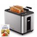 Luxuriq Broodrooster met Tostiklemmen - 900W - RVS