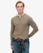 Superdry T-shirt Henley à Manches Longues Marron Taille : S