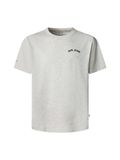 Pepe Jeans Gideon T-shirt Heren Lichtgrijs Gemêleerd M