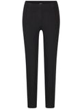 Goldner Fashion Bengaline broek LOUISA in denimlook - zwart - Gr. 19