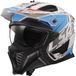 LS2 OF606 Drifter Devor Matt Wit Blauw 06 Multi Helm XXL
