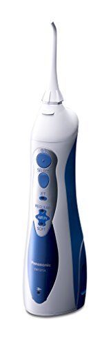 Panasonic EW1211 Oral Care Wireless Rechargeable Oral Irrigator with 2-Mode Water Jet, Blauw/Wit