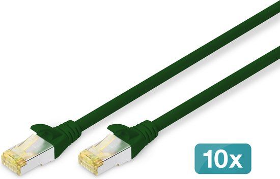 Digitus DK-1644-A-030-G-10 netwerkkabel Groen 3 m Cat6a S/FTP (S-STP)