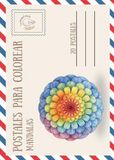 POSTALES PARA COLOREAR Mandalas: Libro de colorear con 20 postales para pintar, escribir y compartir.